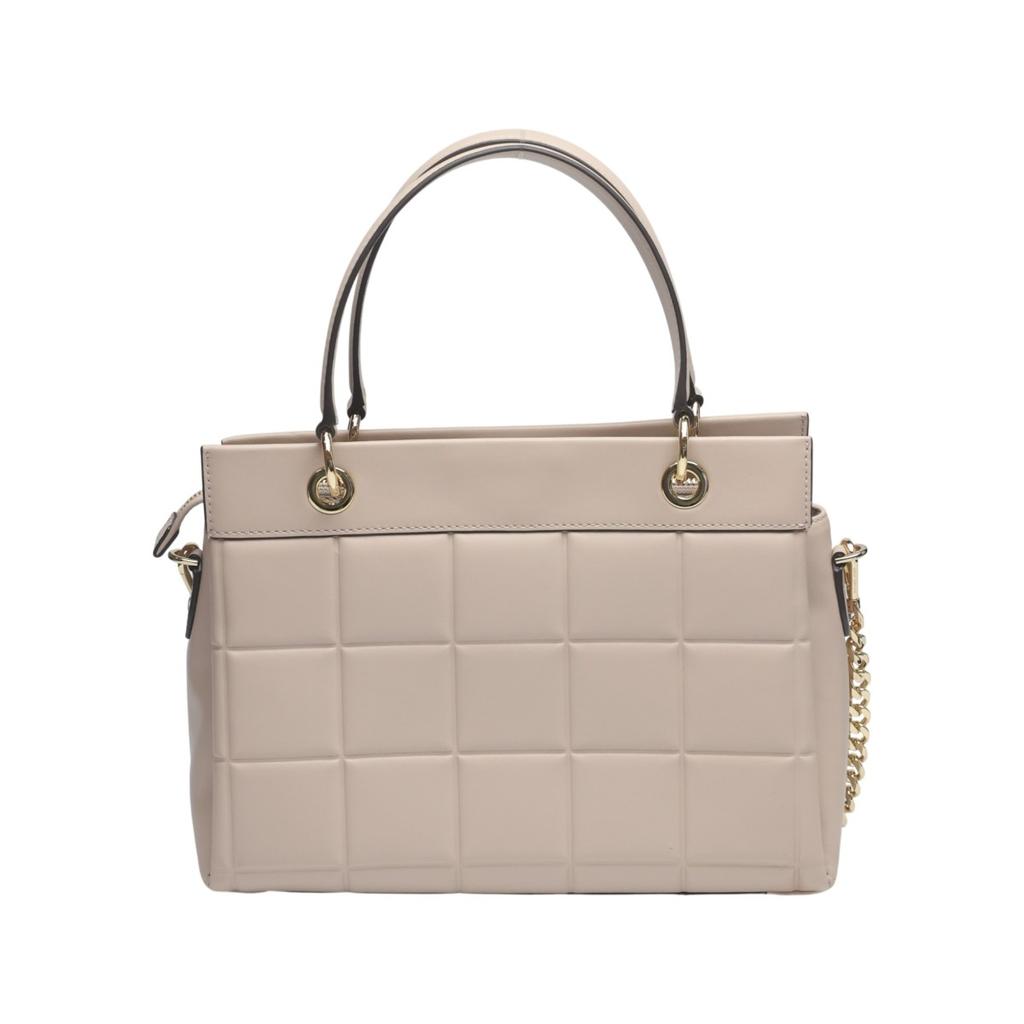 Michael Kors quilting Shoulder Bag Handbag leather pink beige Women 30FIGUSS6L Used