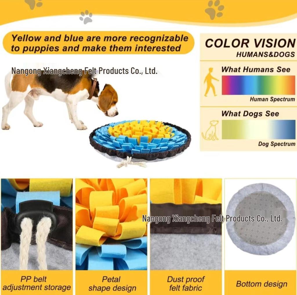 Anti-Choke Slow Feeder & Sniffing Mat for Pets – Stress Relief & Training Blanket