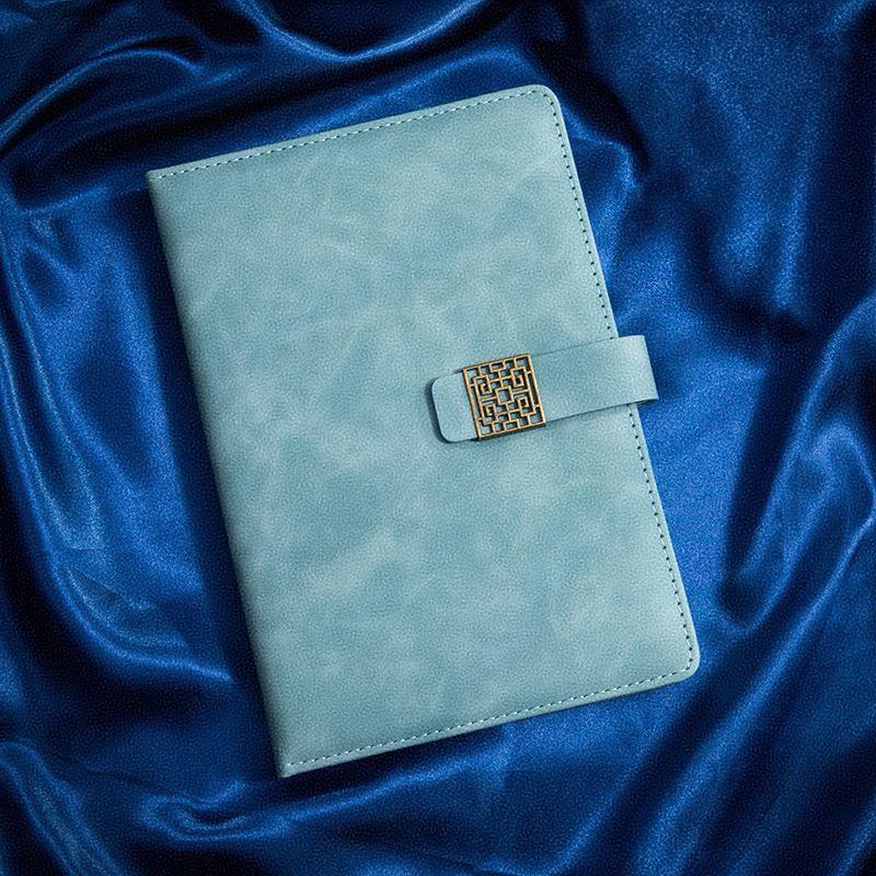 Verdickte Leder-Business-Schnallen-Notizbücher für Konferenzen und Tagebücher