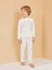 Gelato Pique Plush Print Long Pants PKCP251454 OWHT Kids'