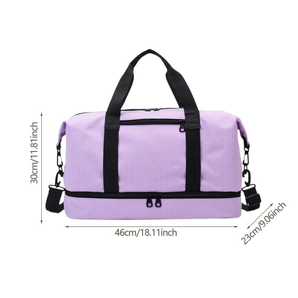 Mini Duffel Bag Waterproof Portable Oxford Cloth Shoulder Bag Tote Airlines Gym Bag for Outdoor Women Men Holiday Camping Hiking