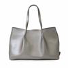 Rootote Women's Tote Bag, Simple, Horizontal, Lightweight, Synthetic Leather, LT Medium Leatherette, RTG-A 0118 (02 Dark Silver)