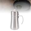 Stainless Steel Olive Oil Dispenser Bottle Vinegar Can Pot Lkproof Oil Container with Lid for Kitchen Cooking BBQ