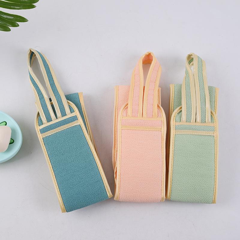 Peeling Badeset mit Rückenbürste, Duschschwamm und Badehandschuh, 3-teiliges Spa-Set für Erwachsene