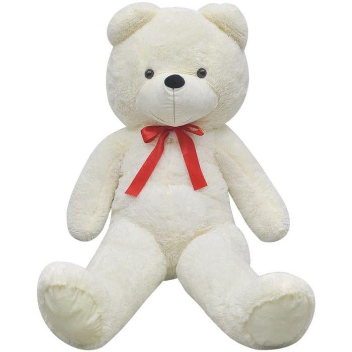 VidaXL Ours en peluche Blanc 242 cm 80148