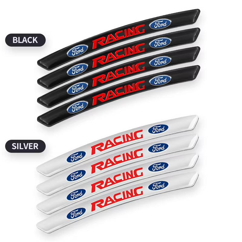 Hot Car Wheel Eyebrow Protector Fender Flare Extension Arches For Cars Mud Flap Splash Guards For Ford Fiesta Mondeo Fusion Expl