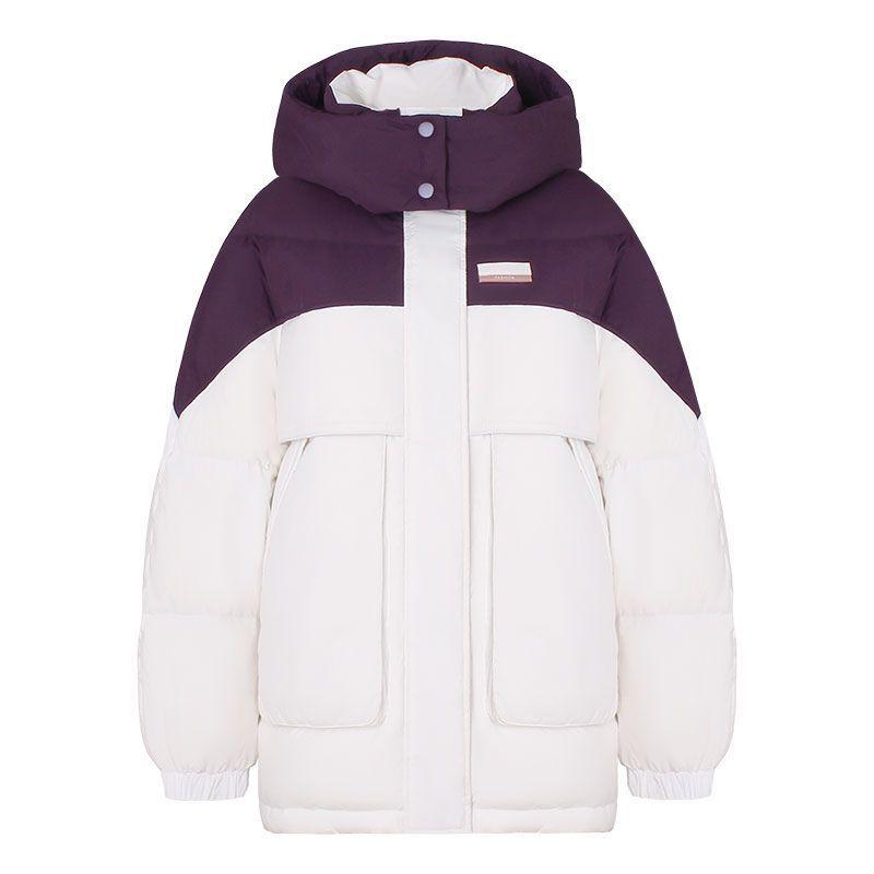 Winter new down jacket fashion hooded thickened temperament loose warm jacket