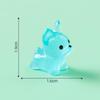 30Pcs Mini Luminous Cute Puppy Accessories Toy Lovely Doggy Glow In The Night Fairy Garden Miniatures Dog Desk Decoration Gift