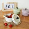 200ml Steamed Egg Bowl Hanging Ears Creme Brulee Bowl Ceramic Breakfast Bowl Household