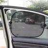 Car Side Window Mesh Sunshade 2Pcs Foldable Auto Sunscreen Curtain Heat Insulation Shade for SUV Sedan