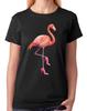 Flamingo In Heels Ladies T-Shirt Funny Fashion Animal Art Tee
