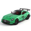 1/24 Mercedes Benzs AMG GT Alloy Miniature Car Diecast Metal Scale Car Model Sound and Light Collection Children Toy Vehicles Gifts