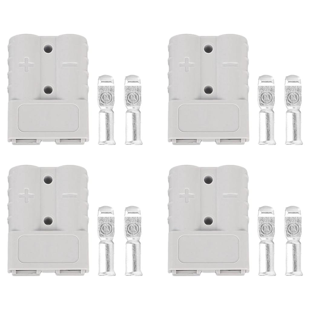 50A Connector For Anderson Style Plug Connectors DC Power Solar Caravan Motorcycle Socket Battery Charging Adapter Accessories