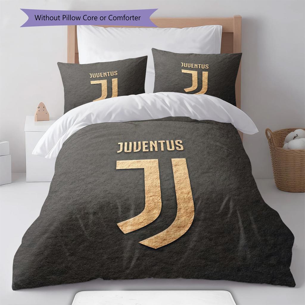 Set cu cuvertură și fețe de pernă Man Utd Decor Acasă Cadou de Ziua de Naștere (1 * husă de pilotă + 2 * fețe de pernă, fără miez)