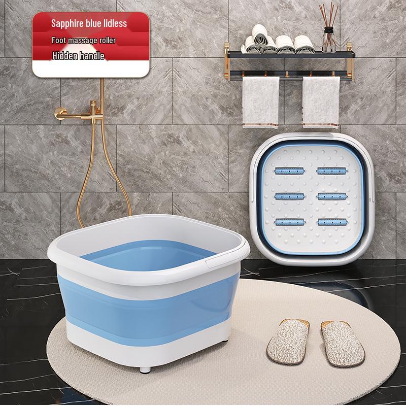 

Foldable Adult Foot Bath Basin with Massage Function