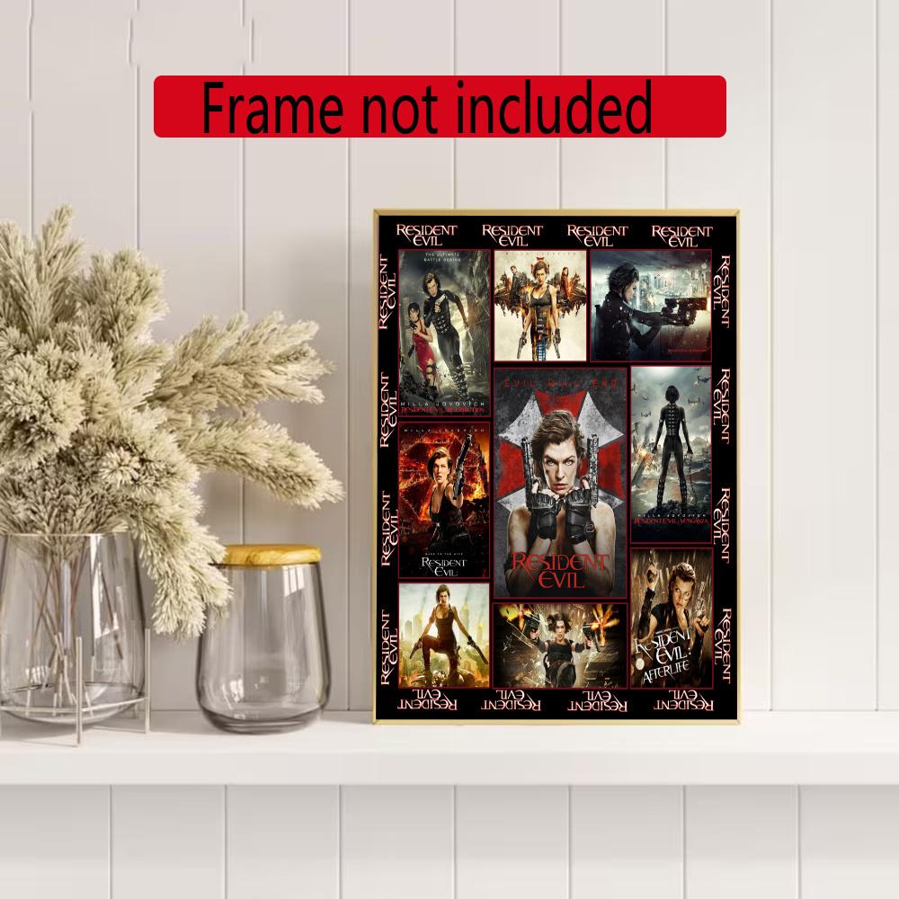 Resident Evil Alice 5D Round Diamond Painting Kit Diamond Embroidery Painting Rhinestones Mosaic Frameless Handwork Decoration Arts