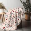 Cute Floral Baby Blanket Soft Fleece Throw for Toddler Girls Kids Children Gift Gift for Newborn Boys Girls