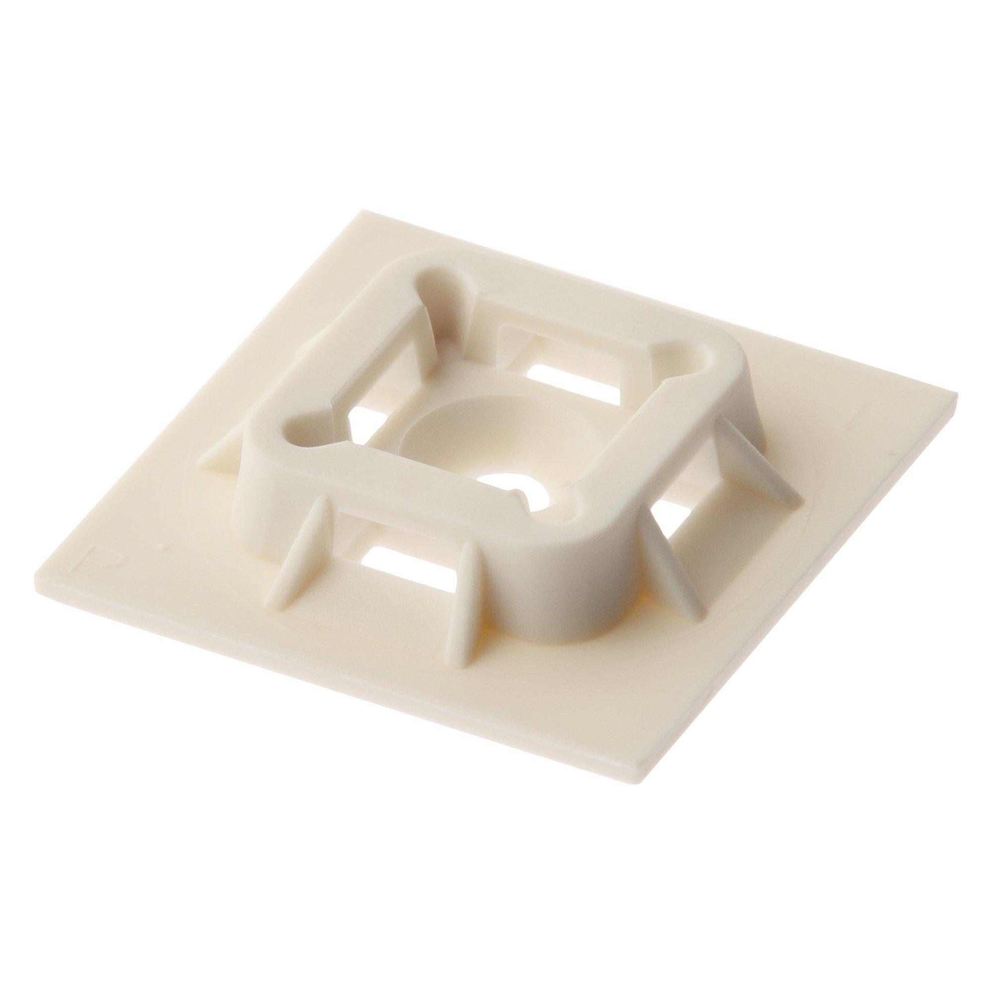 

Panduit Mounting Base, M3 Screw Mount, White, Pack of 100, ABM100-S6-C