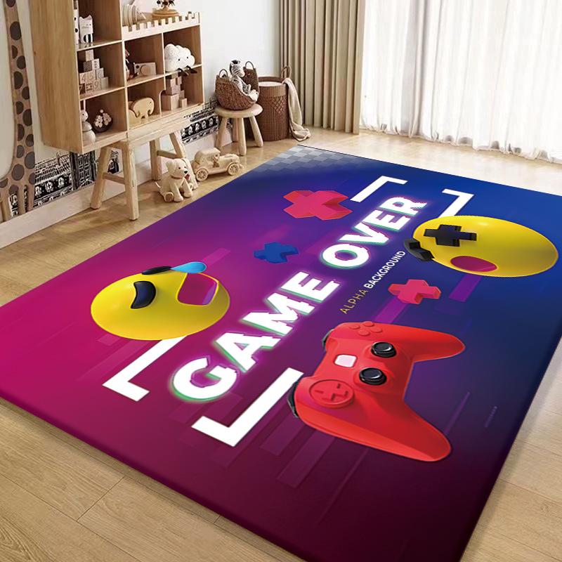 Zimní domácí herní konzole Rukojeť Koberec Obývací pokoj Koberec Místnost E-sports Videohra Dekorativní koberec Podložka na podlahu