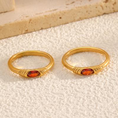 Stainless Steel Retro Ring for Women Does Not Fade, High-end Ring, Niche Stacked Ring Fashion