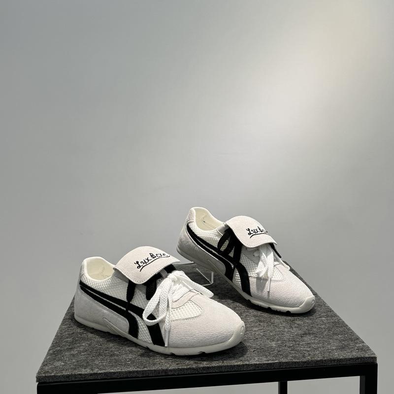 New casual shoes mesh shoes soft sole breathable sports shoes trendy lace-up low-top shoes bc