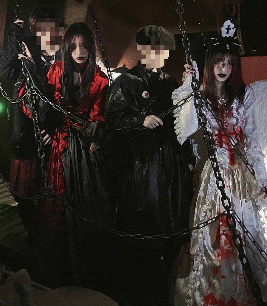 Gothic Lolita Long Dress with Aristocratic Perfect for Stage and Authentic Cosplay Costume for Women with Panniers Wine [Hosaku Co., Ltd.] U-Neck,
