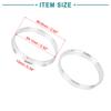 ACROPIX Hub Center Ring 66.6-64.1 Mm Silver Tone 4pcs