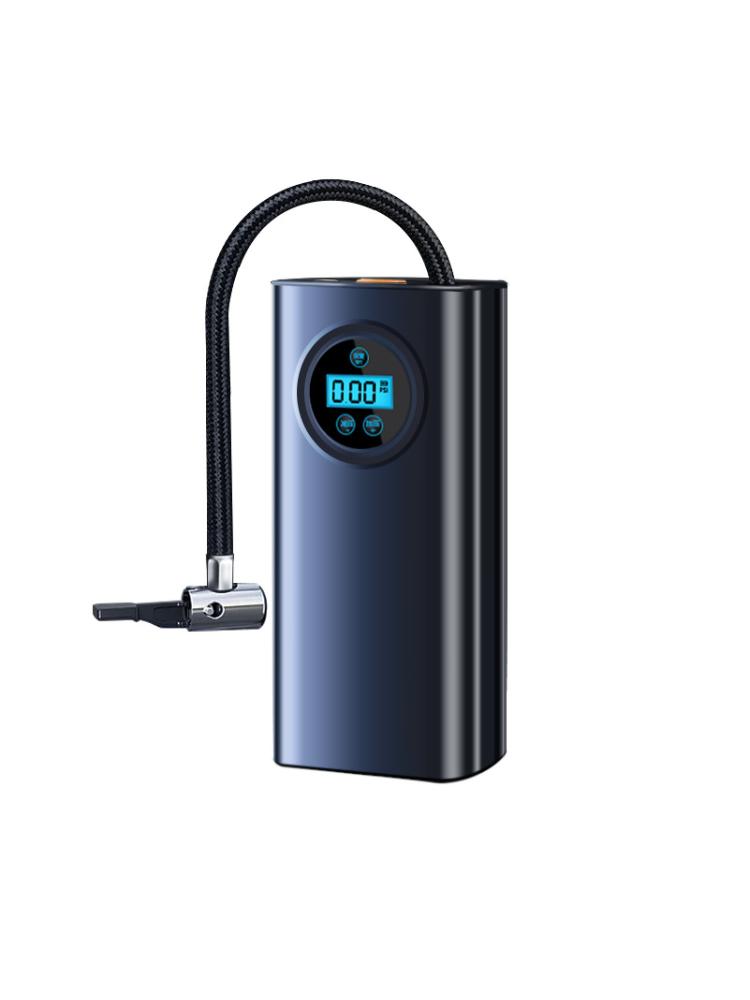 cross-border inflatable pump with large battery capacity, wireless digital display, portable multifunctional handheld car pump