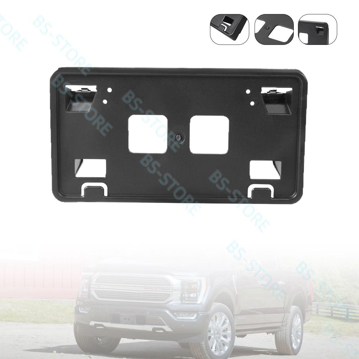 

1X Replacement for Front Bumper License Plate Frame Bracket 2025 2025 2025 Ford F150 ML3Z-17A385-AB FO1068185 ONLY for 3.3L 5.0L чёрный