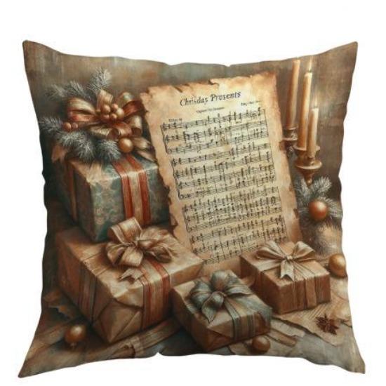 

European Christmas Pillow Cushion Creative Home Linen Plush Bedside Sofa Pillow Case 45*45cm