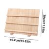 Wooden Nail Art Stand Large-Capacity Earring Display Rack Multi-Functional Smooth Storage Organizer for Jewelry Accessories