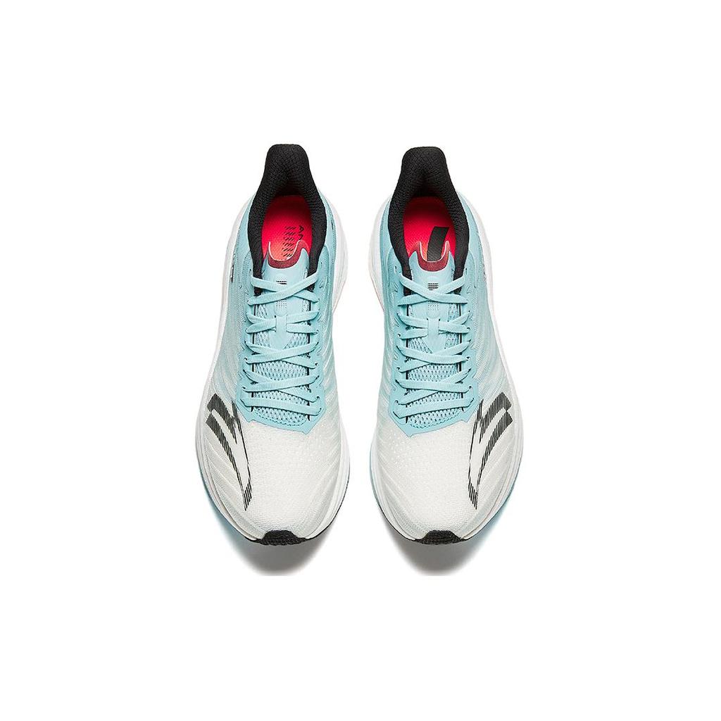 New Anta MACH 4.0 Low Top Sprint Running Shoes Men's Papyrus White/Maca Blue/Black 112415583-3