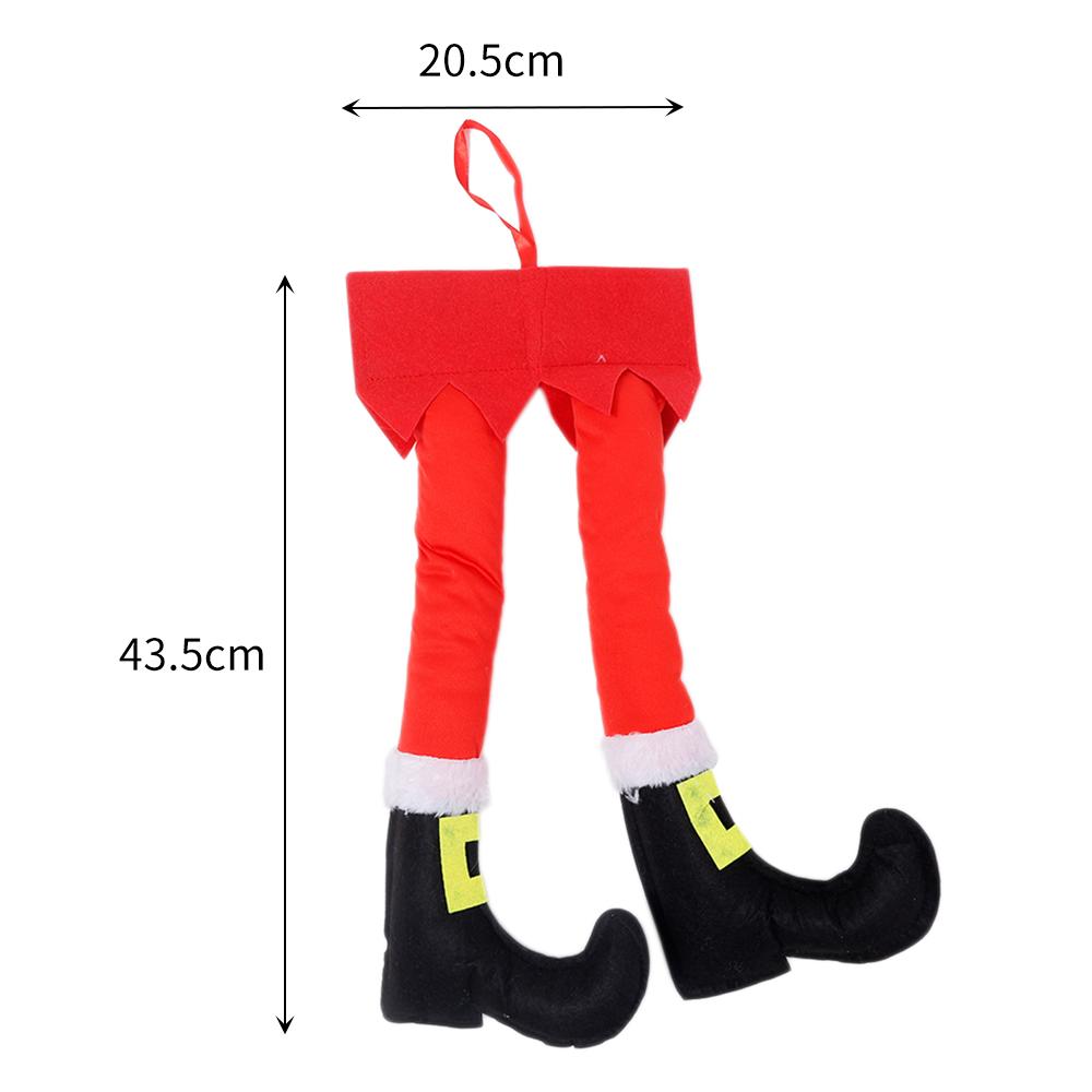 Car Decoration Santa Leg Pendant