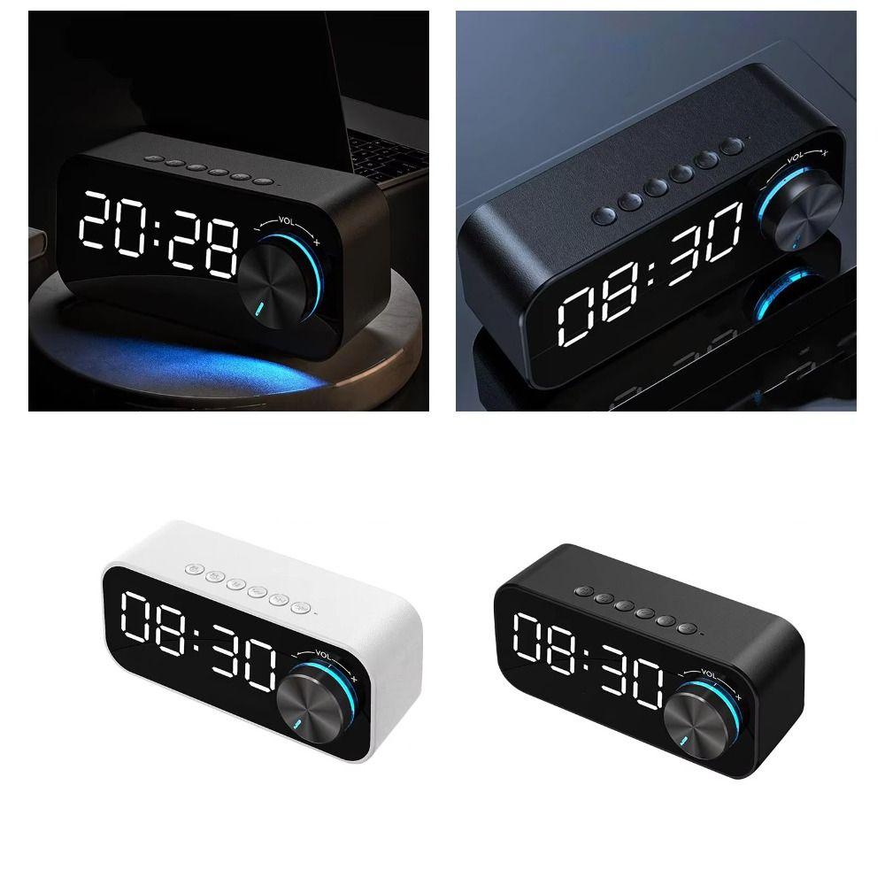 Small Size Mini Alarm Clock High Volume LED Alarm Clock 2 in1 Bluetooth Speakers  Home Use