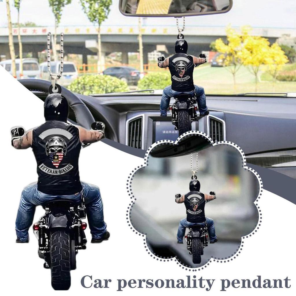 New Beasts Muscle Man Motorcycle Auto Accessories Pendant Black Trend New Road Car Accessories Black Trend New Road Car Accessor