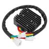 Motorcycle Voltage Regulator Steel Volt Rectifier Replacement for VT1100 Shadow Ace Aero Spirit Sabre