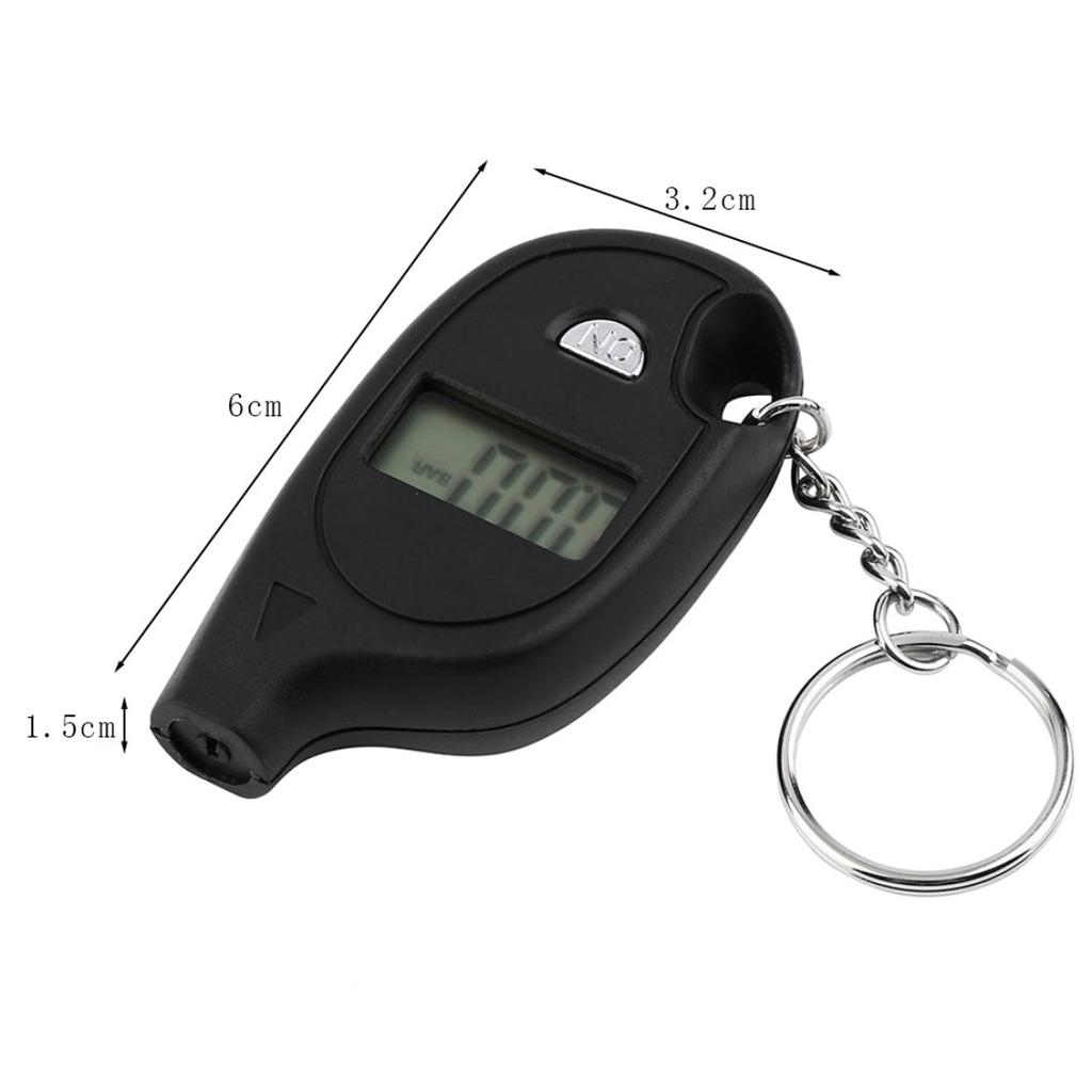 Buy NNEE Portable Mini LCD Digital Tire Tyre Air Pressure Gauge Tester Keychain Designs at
