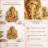 CHHARIYA CRAFTS Wall Hanging Lord Ganesh Idol Statue for Home Decor Decorative Showpiece