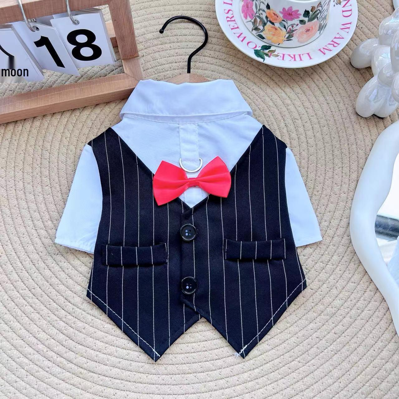 

Pet Spring/Summer Outfit for Dogs & Cats - Lightweight Wedding/Evening Suit & Dress for Any Size Medium