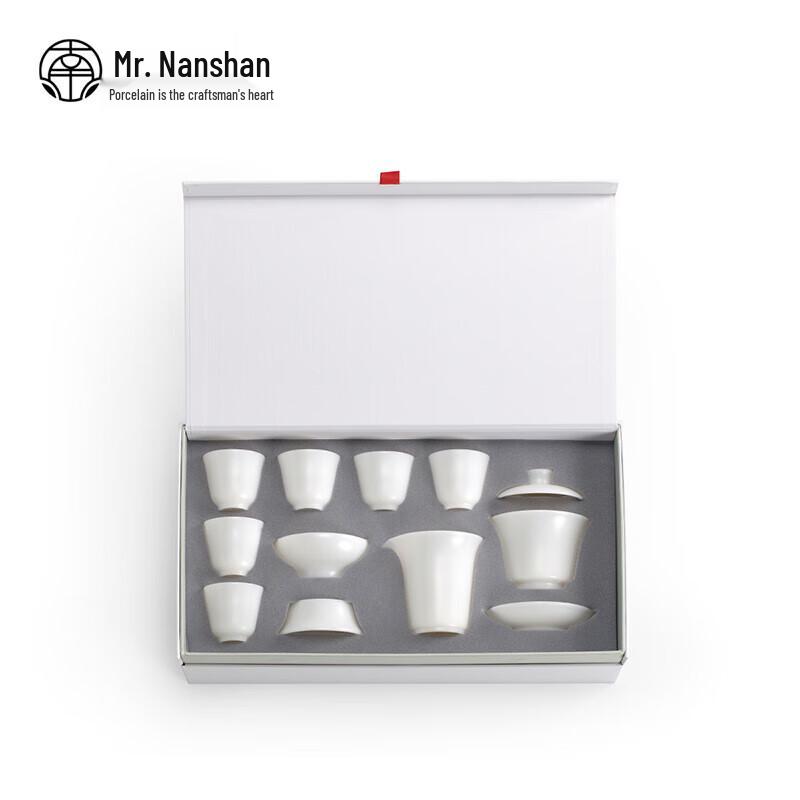 Chinese Jade Porcelain Kung Fu Tea Set