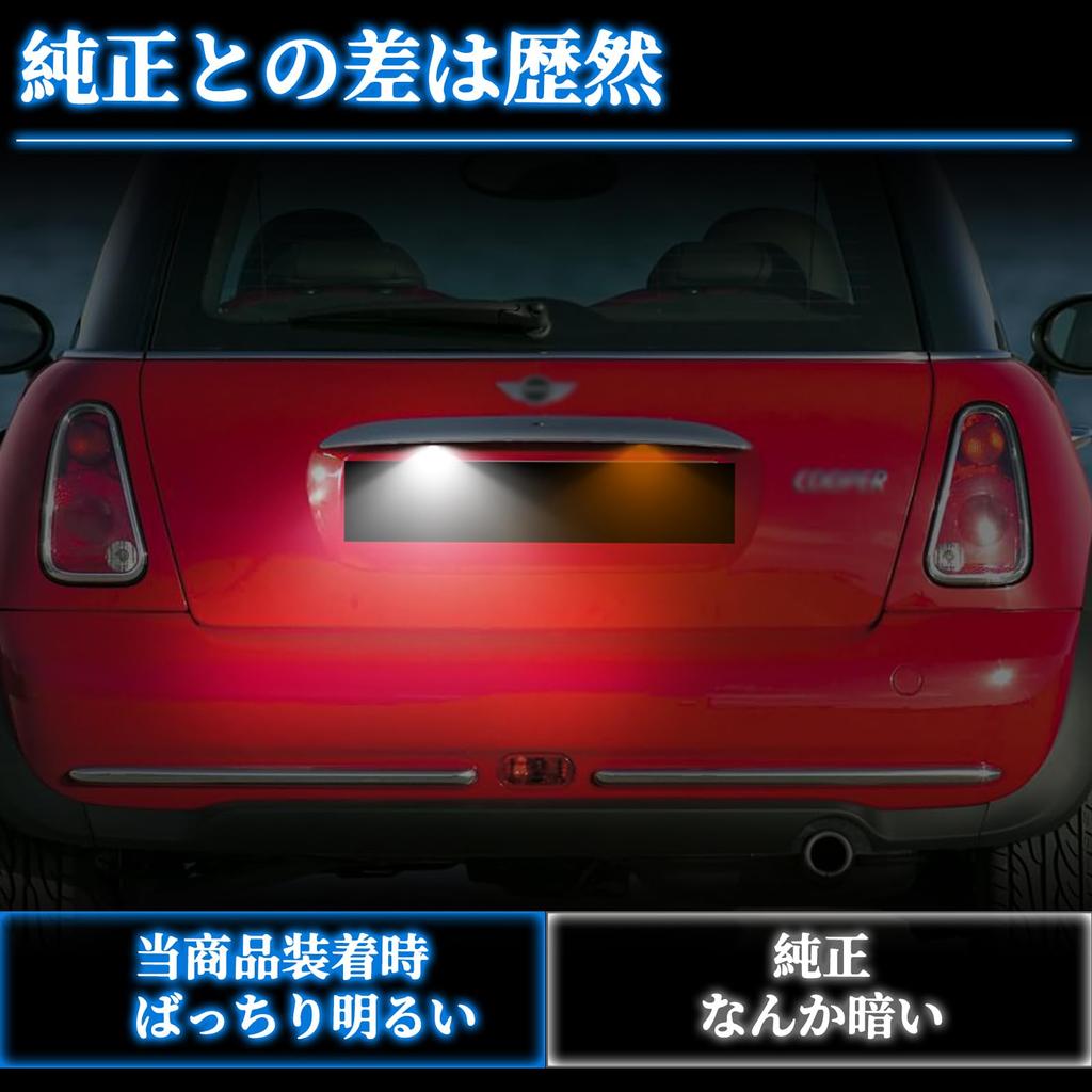 NEIFILES BMW Kennzeichenleuchte LED R56 R57 Kennzeichenlampe mit Mini Cooper Cooper S Canbus-Modul eingebaut BMW MINI Mini