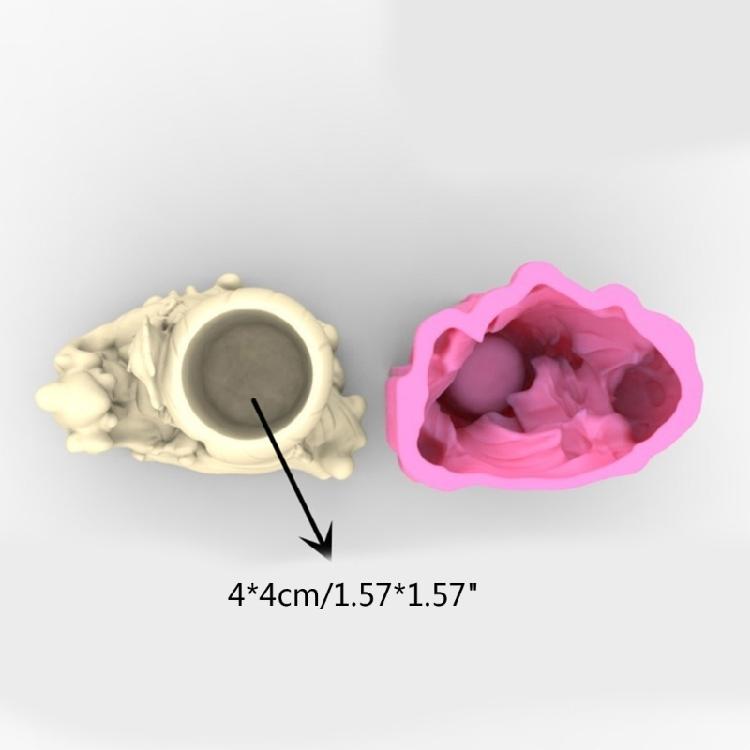 Succulent Planter Silicone Mold Flower Pot Concrete Mold Cement Gypsum Mold DIY Flower Vase Epoxy Resin Casting Mold