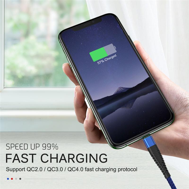USB-кабель для iPhone 14 13 12 11 Pro X XS Max 6 7 8 Plus SE Apple iPad Fast Charge Cord — фото 3