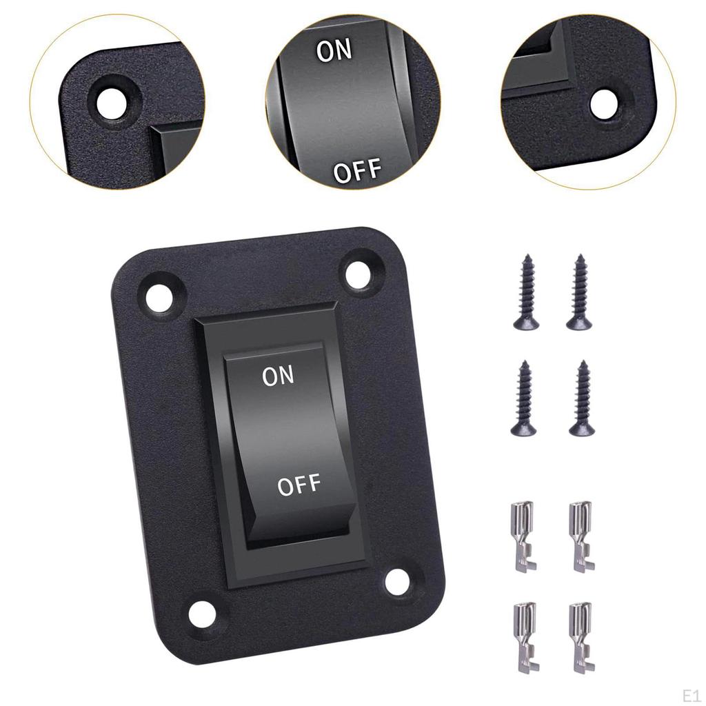 Kippschalter Panel Lichtschalter Hohe Leistung Vielseitig Ersetzen 4 Pins Ein Aus für