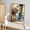 Bicycle Diamond Painting Painting Set, 5D DIY Rhinestone Cross-stitch Crafts and Crafts, Decorative Home Wall Mural Ornaments