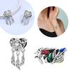 Sparkling Heart Dreamcatcher Bead Charms Copper Colors Ideal For Charm Bead Charms Copper Colors Authentic Bracelets for Jewellery Making