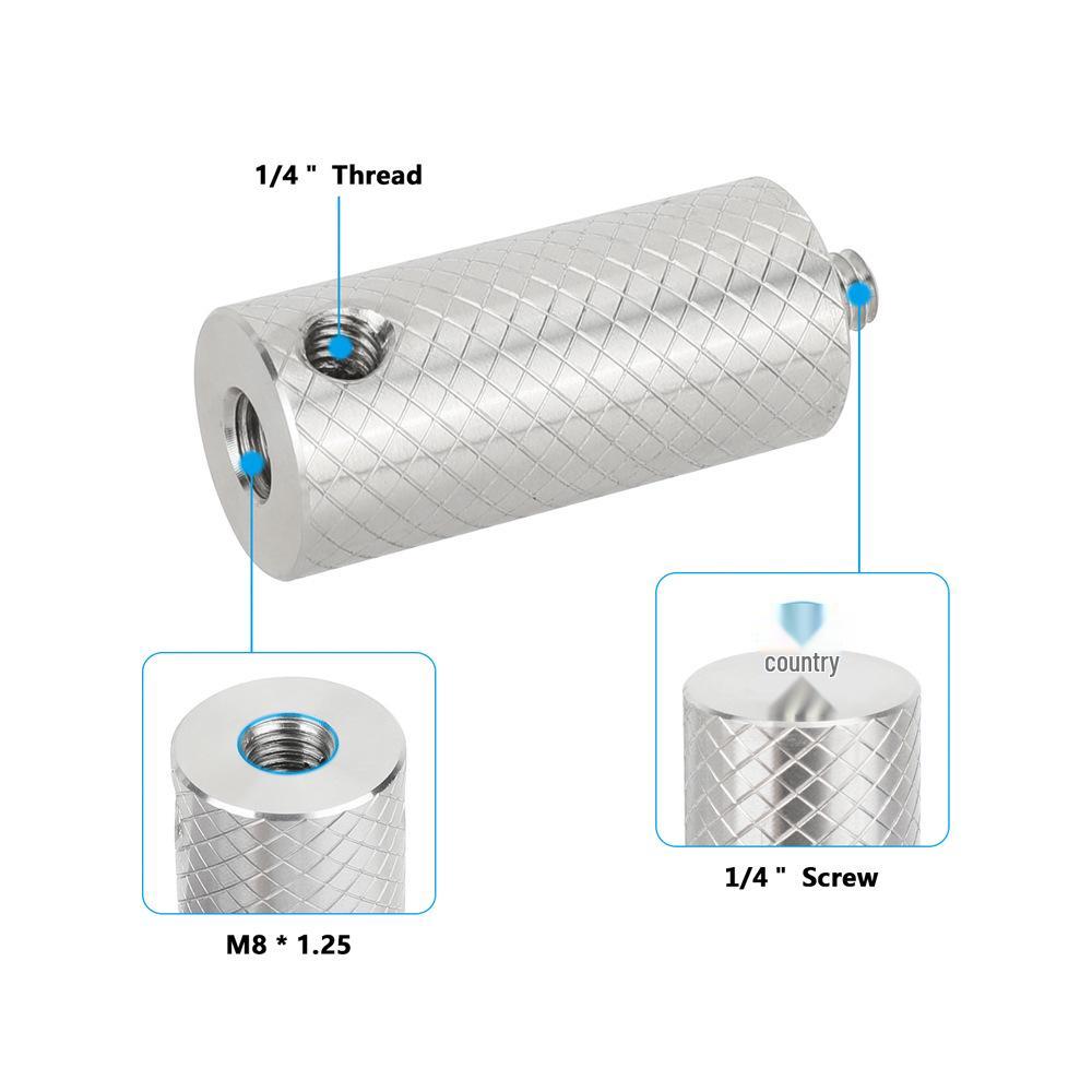 HDRIG M8 To 1/4"-20 Male Extension Rod Adapter Screw (3692)