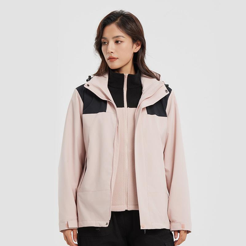 New Three-in-one Stormtrooper Men Outdoor Windproof Waterproof Two-piece Winter Coat Women's Stormtrooper