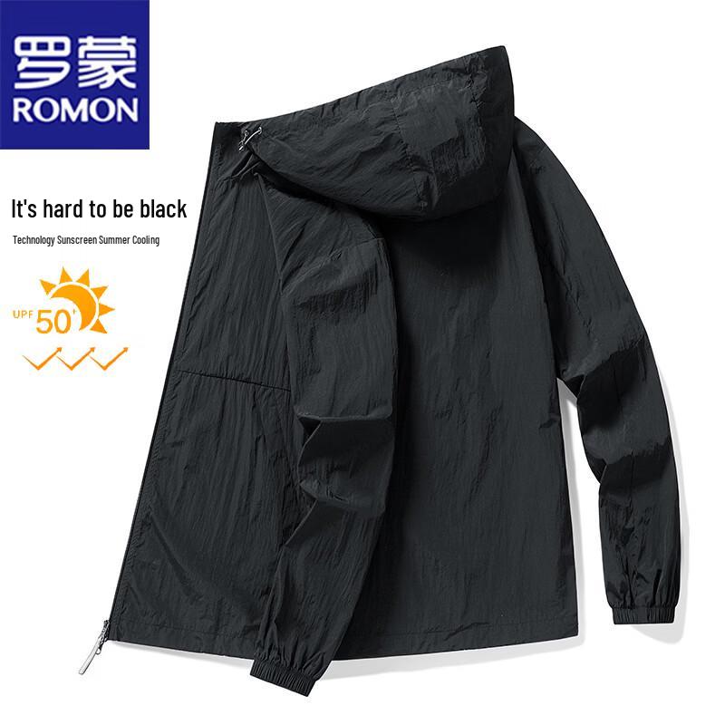 ROMON Men's Hooded Lightweight Sun Protection Jacket