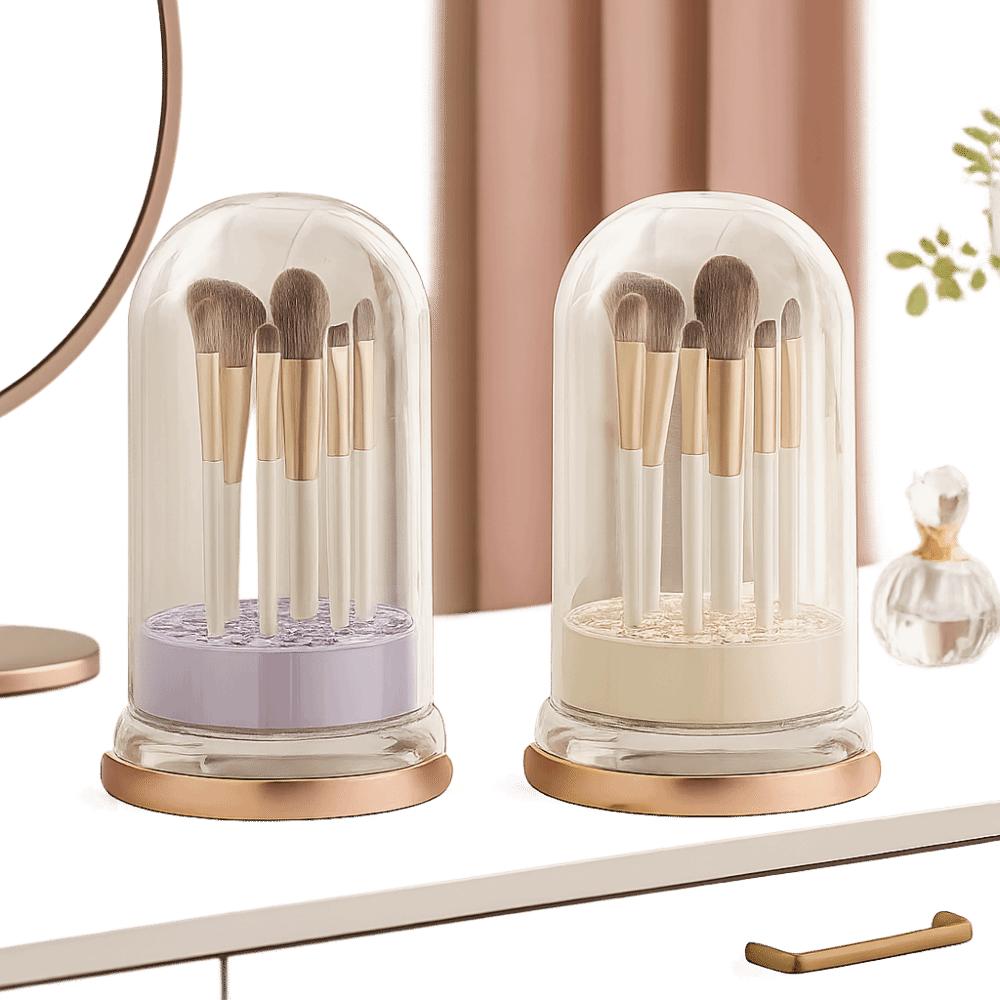 Large Capacity Makeup Brush Storage Bucket Cosmetic Brush Hang Drying Holder  Dressing Table